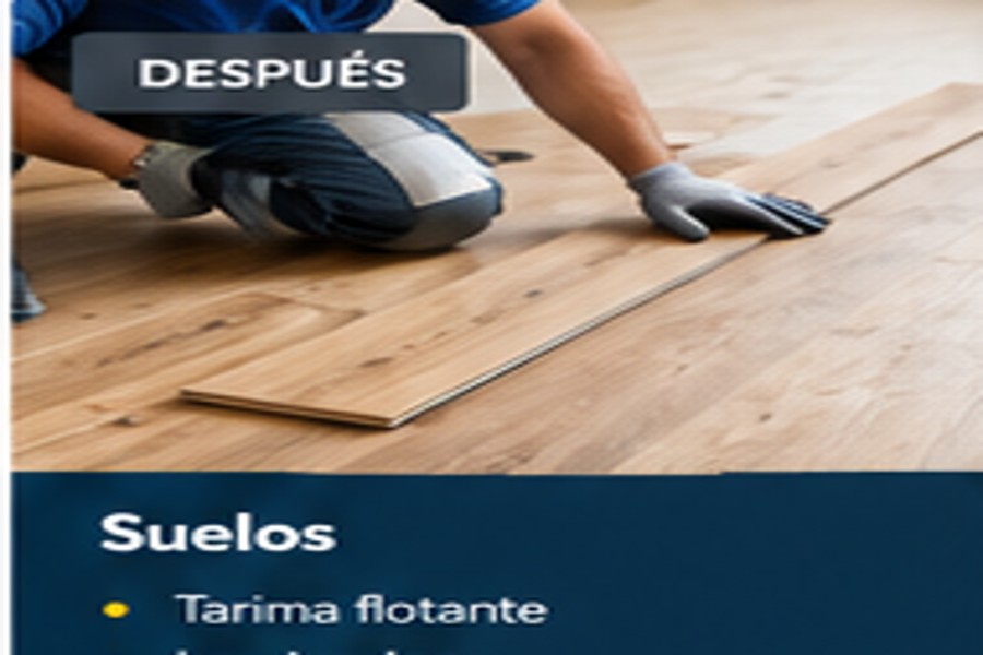 Colocación profesional de suelo